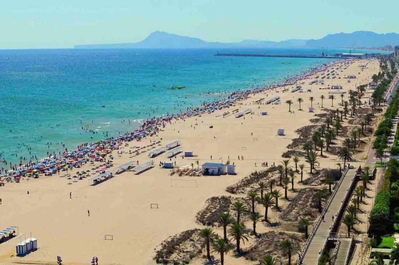 Apartamento Deluxe A 50M De Playa - Aire Wifi Gandia Ngoại thất bức ảnh